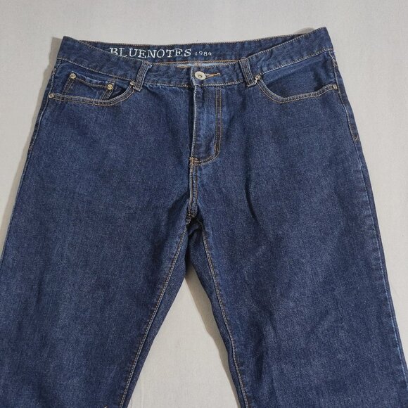 Bluenotes jeans men's size 34/34 indigo blue colour slim boot cut jeans - Picture 2 of 14